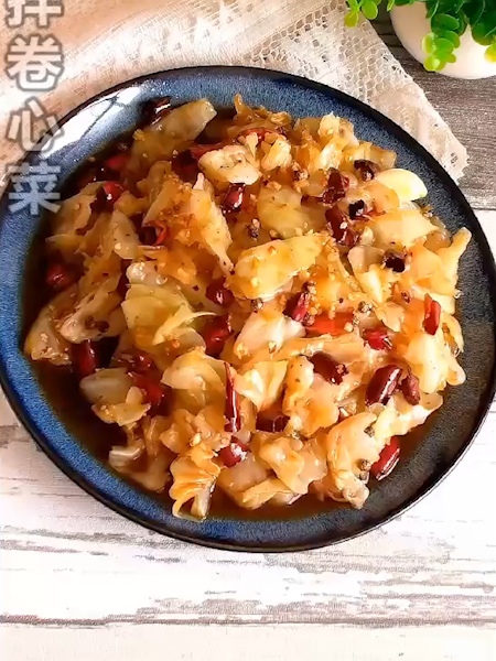 凉拌手撕卷心菜的做法步骤：6