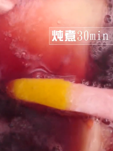 法式红酒桃的做法步骤：7