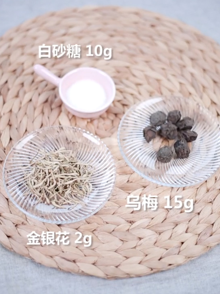 金银花乌梅茶的做法步骤：1