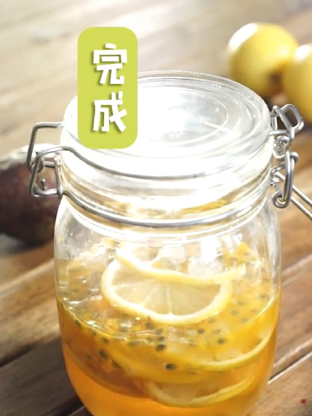 百香果柠檬蜜的做法步骤：10