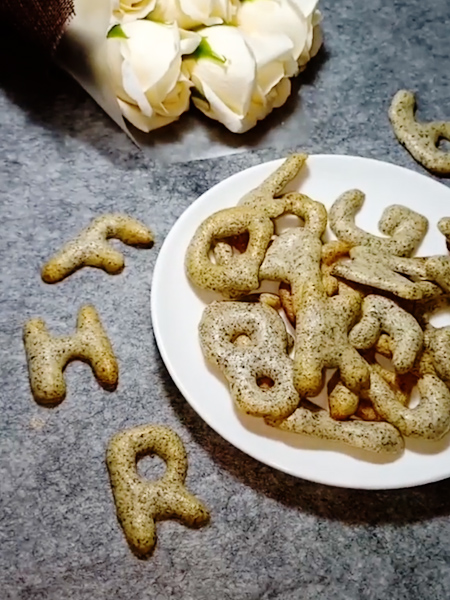 黑芝麻小饼干的做法步骤：10