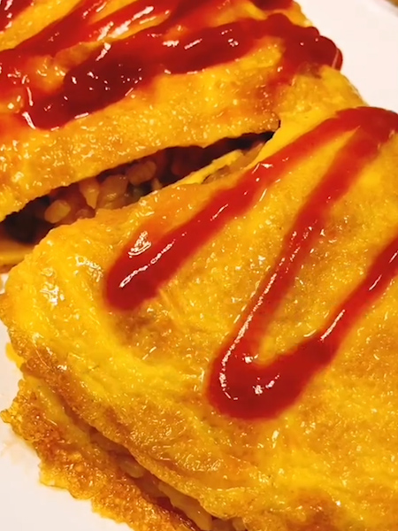 日式蛋包饭的做法步骤：10