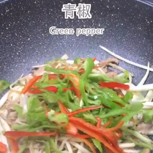 茭白肉丝的做法步骤：5