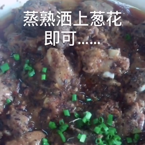 豆豉蒸排骨的做法步骤：7