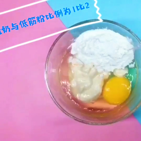 网红酸奶蛋卷的做法步骤：1