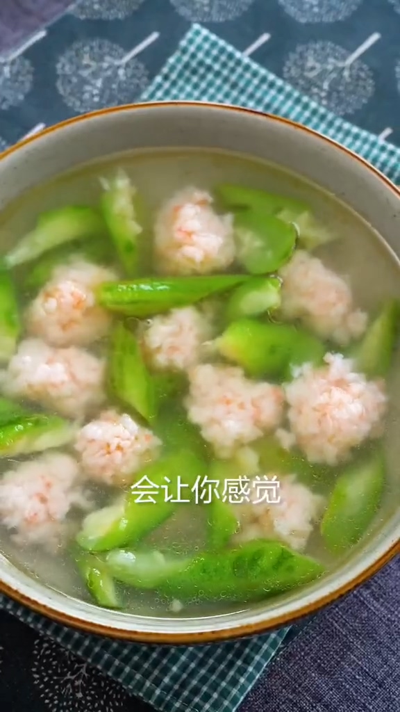 丝瓜虾滑汤的做法步骤：5