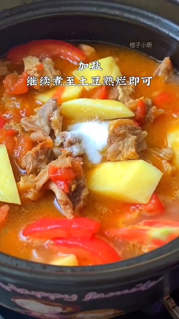 番茄炖牛腩的做法步骤:8