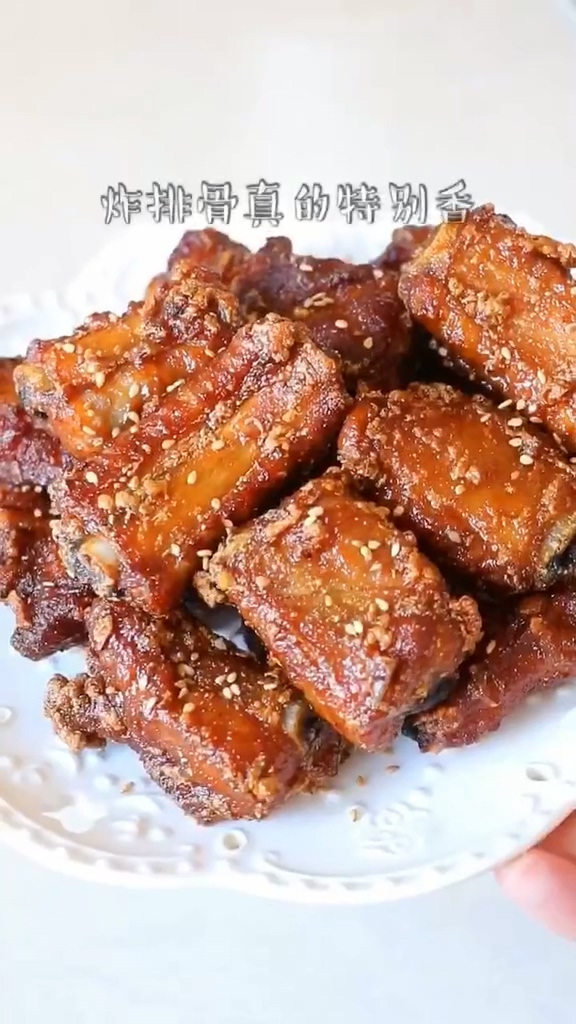 蒜香炸排骨的做法步骤：5