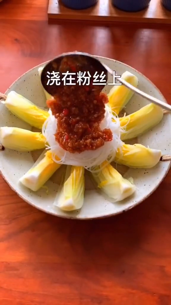 蒜蓉粉丝娃娃菜的做法步骤：4