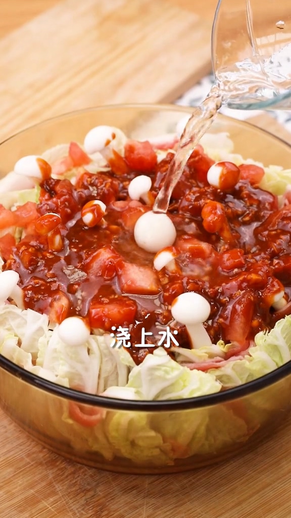 白菜肥牛锅的做法步骤：6