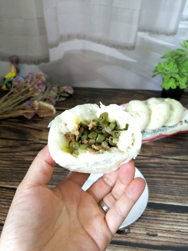 豇豆包子的做法步骤:16