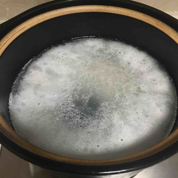 海参干贝粥的做法步骤:3