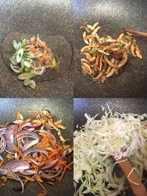鲜味炒面的做法步骤:5