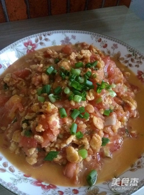 咸味西红柿炒鸡蛋的做法步骤：5