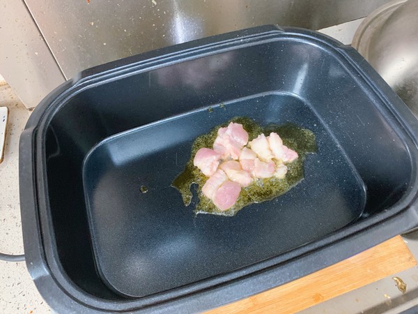 娃娃菜粉丝汤的做法步骤：2