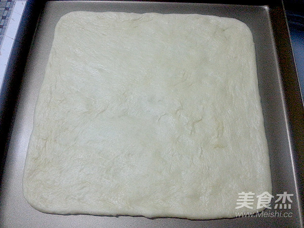 香葱火腿肉松面包卷的做法步骤:4