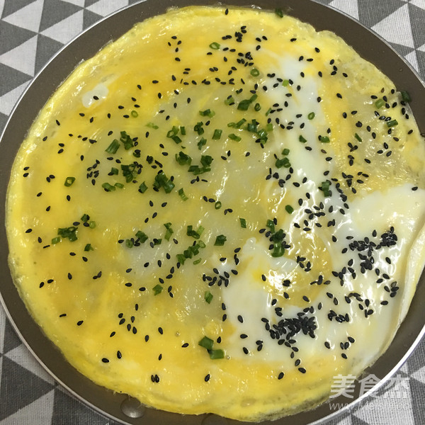 鸡蛋饼的做法步骤：4