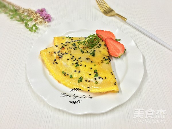 鸡蛋饼的做法步骤：7