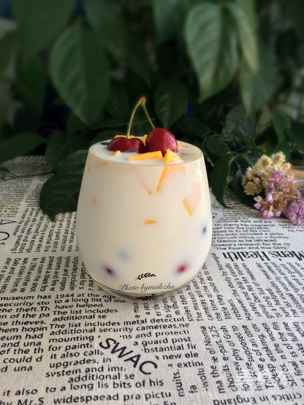 水果酸奶杯的做法步骤:7