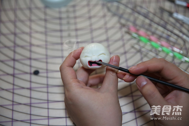 翻糖兔子玩偶制作的做法步骤:16