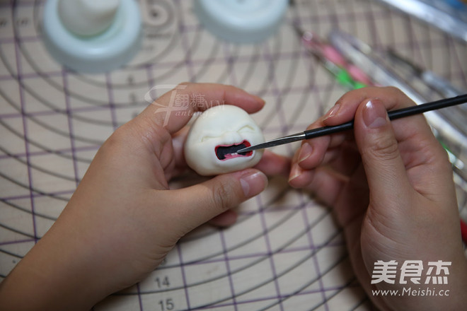 翻糖兔子玩偶制作的做法步骤:17