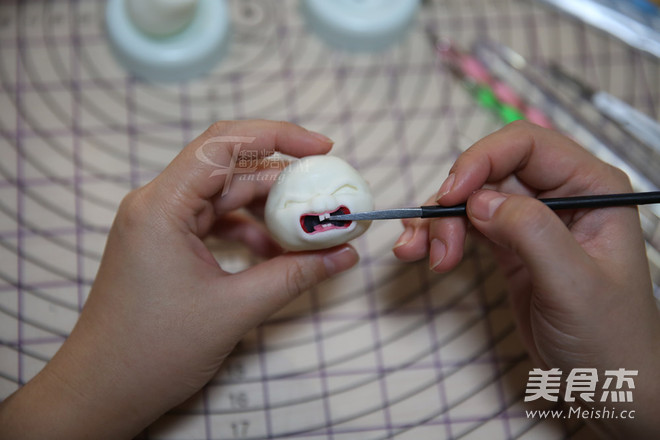 翻糖兔子玩偶制作的做法步骤:18