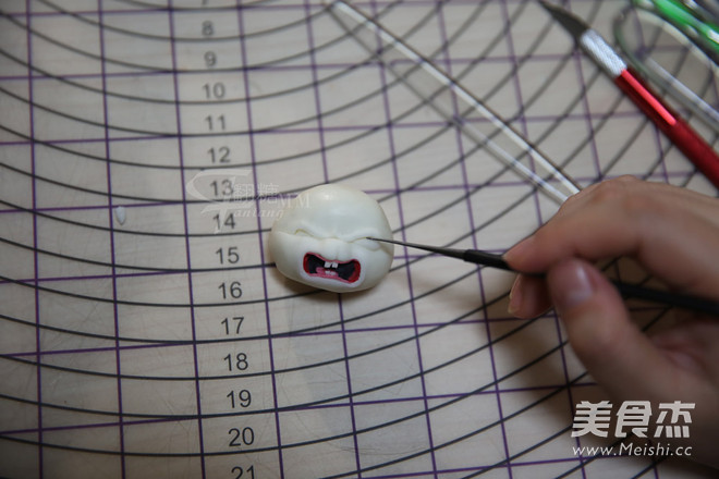 翻糖兔子玩偶制作的做法步骤:19