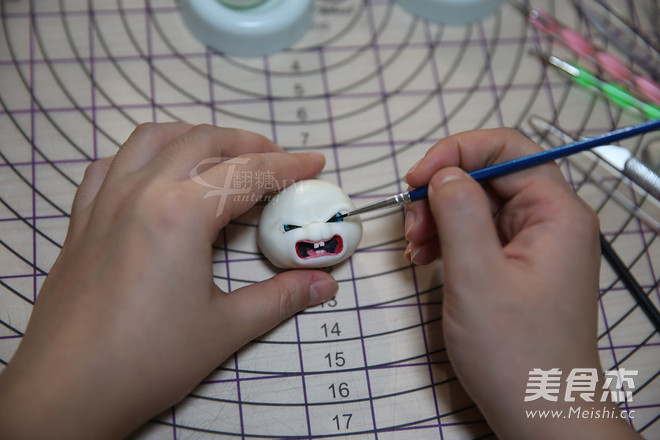 翻糖兔子玩偶制作的做法步骤:20
