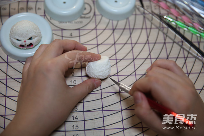翻糖兔子玩偶制作的做法步骤:24