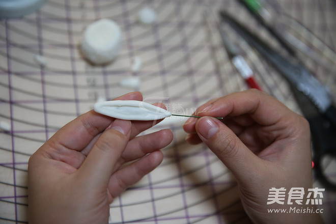 翻糖兔子玩偶制作的做法步骤:28