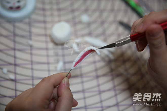 翻糖兔子玩偶制作的做法步骤:30