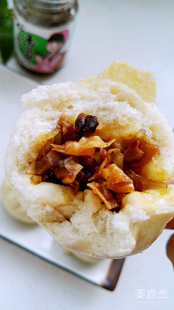 百变面食之家常生煎包的做法步骤:26