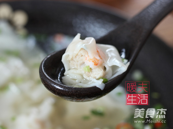 鲜肉鲜虾馄饨 云吞的做法步骤:9