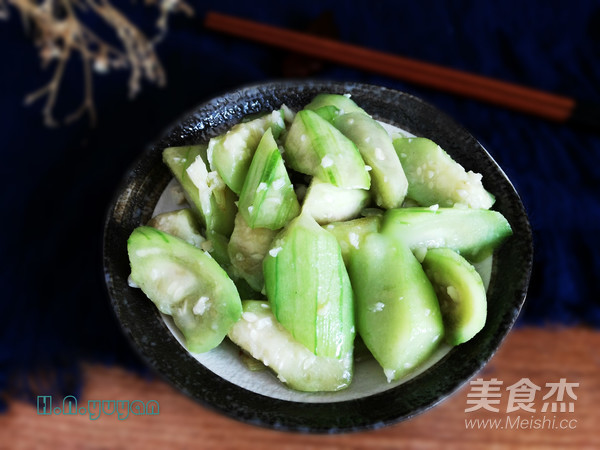 蒜蓉丝瓜的做法步骤:9
