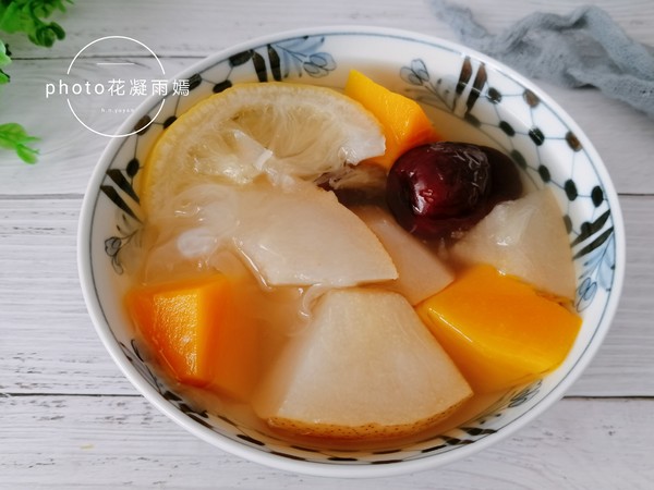 雪梨南瓜柠檬汤的做法步骤：6