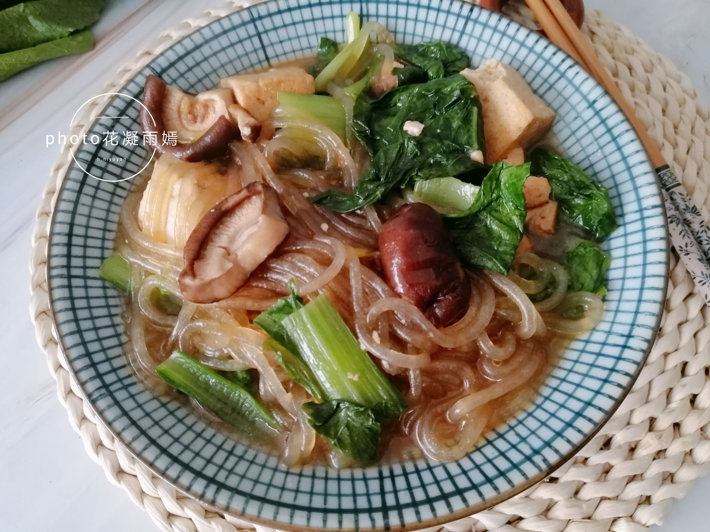 小白菜粉条炖豆腐的做法步骤：9