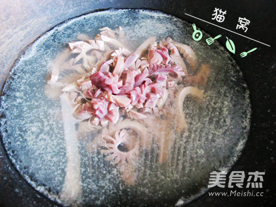 爆炒腰花的做法步骤:4
