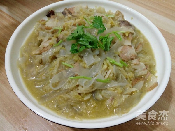 酸菜白肉的做法步骤：8