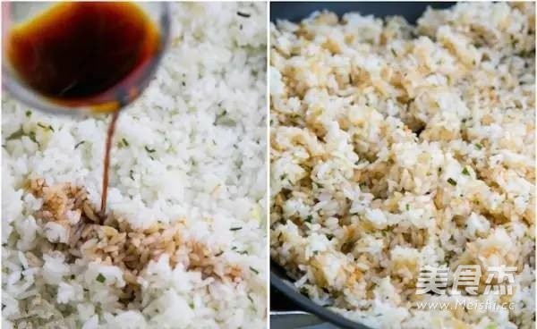 虾仁蛋炒饭的做法步骤:6