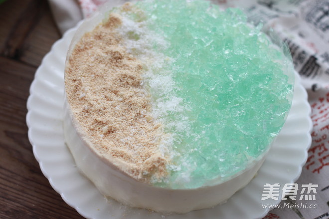 海洋酸奶慕斯蛋糕(6寸)的做法步骤:27