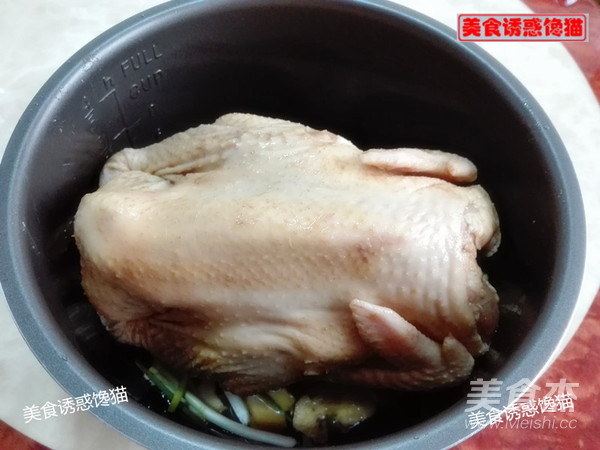 电压力锅盐焗鸡的做法步骤:4
