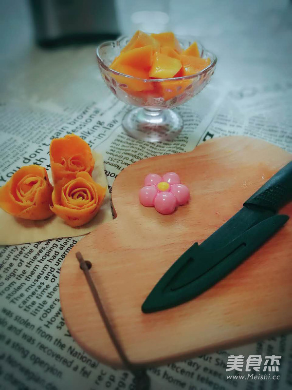 芒果奶昔的做法步骤：1