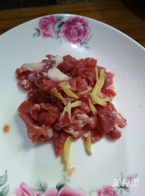 蒜薹炒肉的做法步骤:6