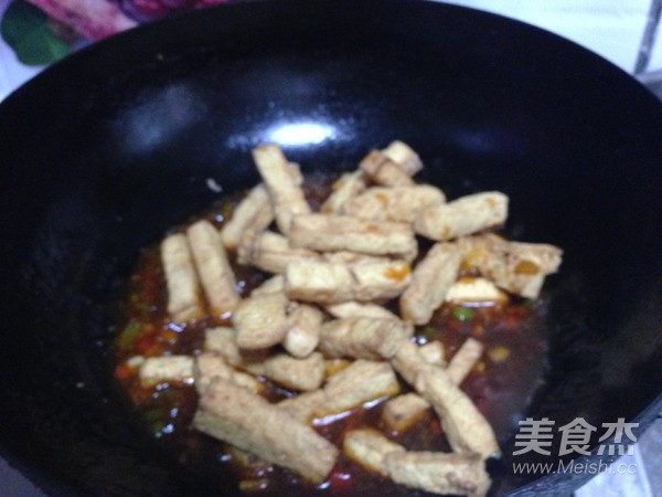 鱼香脆皮豆腐的做法步骤:13