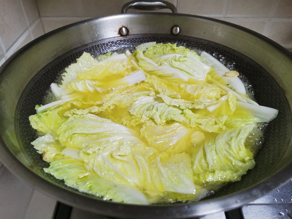 鲜虾金汤白菜的做法步骤:8