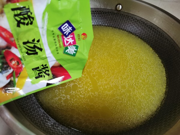 鲜虾金汤白菜的做法步骤:7
