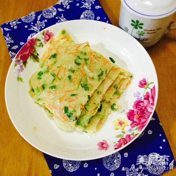 芹菜鸡蛋饼的做法步骤：17