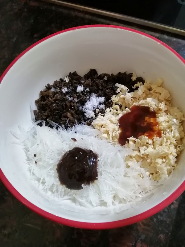 素菜包子的做法步骤：9