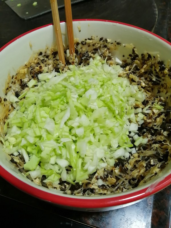 素菜包子的做法步骤：11