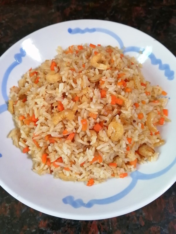 妈妈的味道~~虾仁炒饭的做法步骤：12